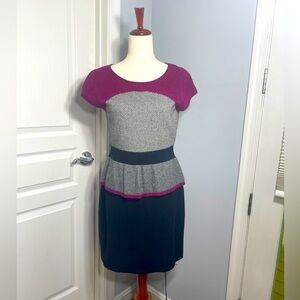 Anthropologie Sweater Peplum Dress for Fall & Winter size Medium